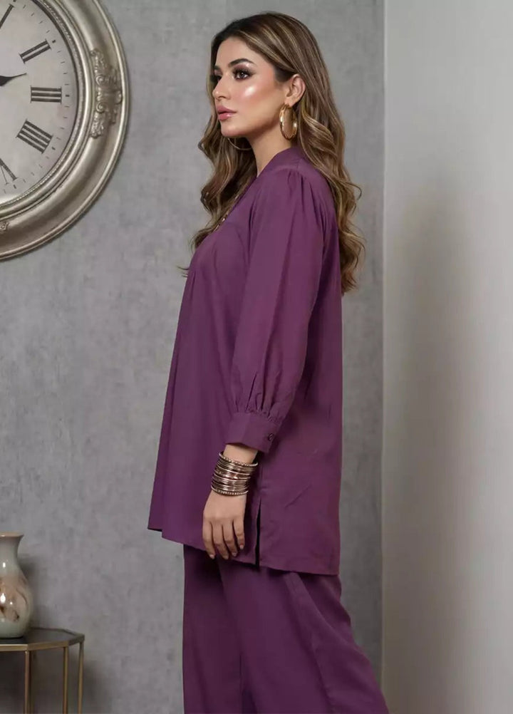 Salitex Women RTW Solids Dobby 2 Piece Suit SS26L2PBCO559 Casual Collection
