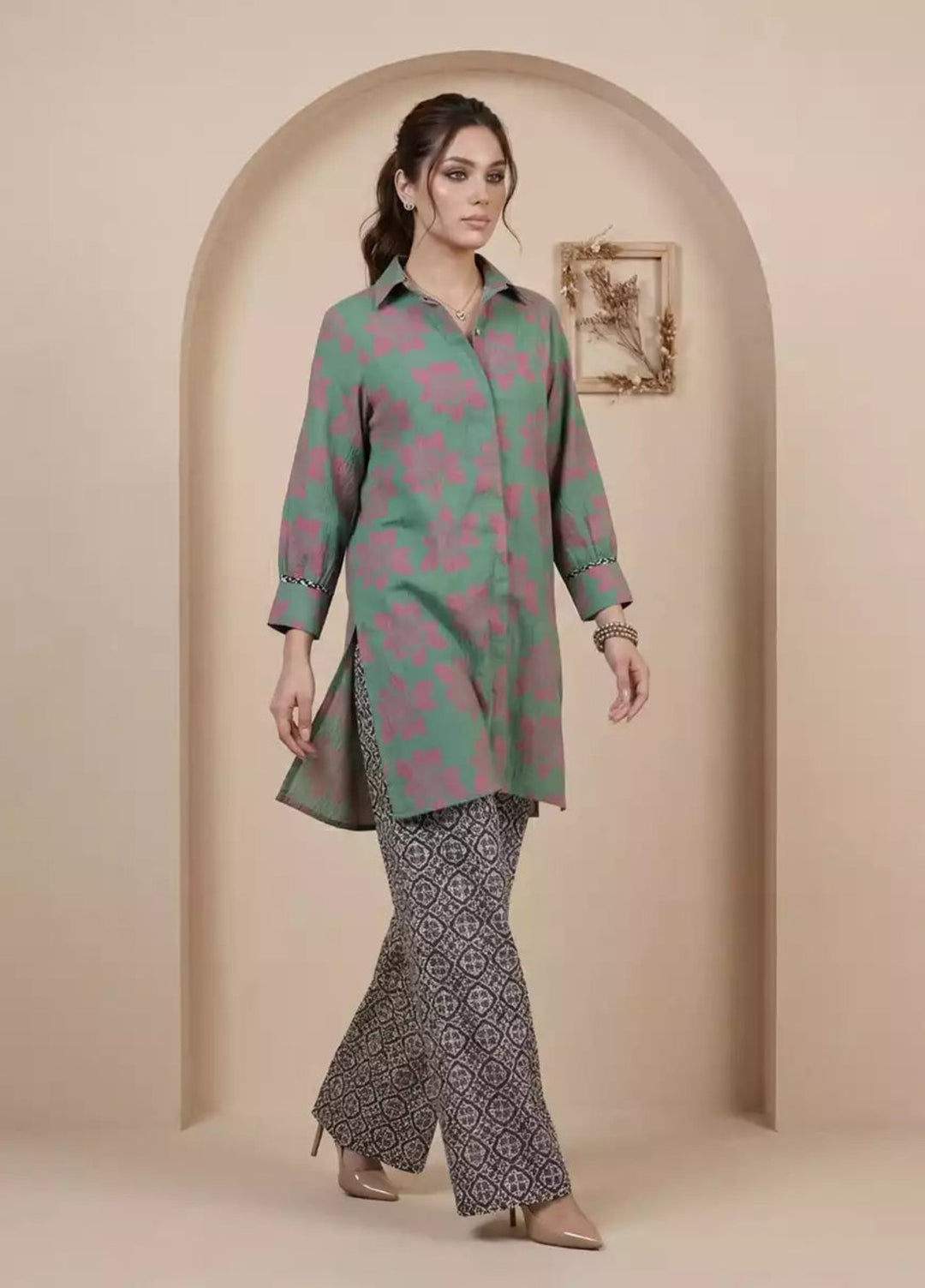 Salitex Women RTW Printed Georgette 2 Piece Suit SS26L2PBCO574 Casual Collection