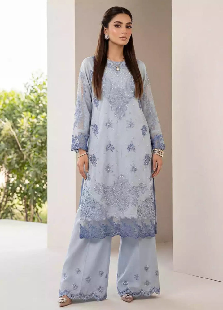 Salitex Women RTW Embroidered Raw Silk 2 Piece Suit EUAL2PELP213 Casual Collection