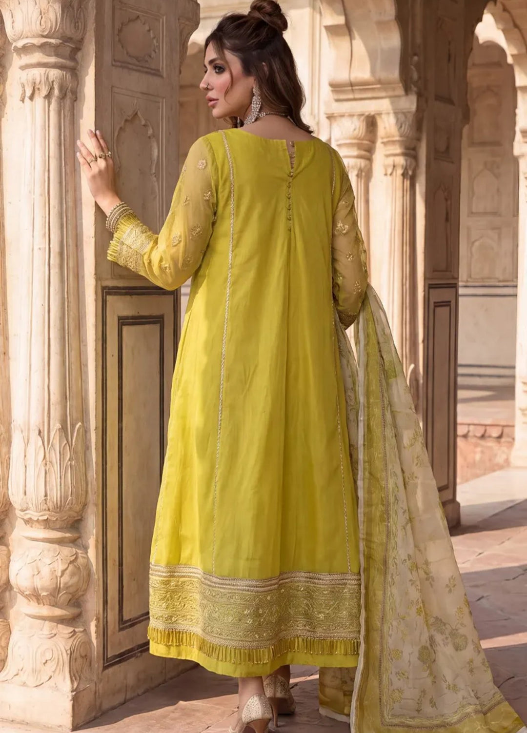 Salitex Women Unstitched Embroidered Net 3 Piece Suit SUNS8JI520 Festive Collection