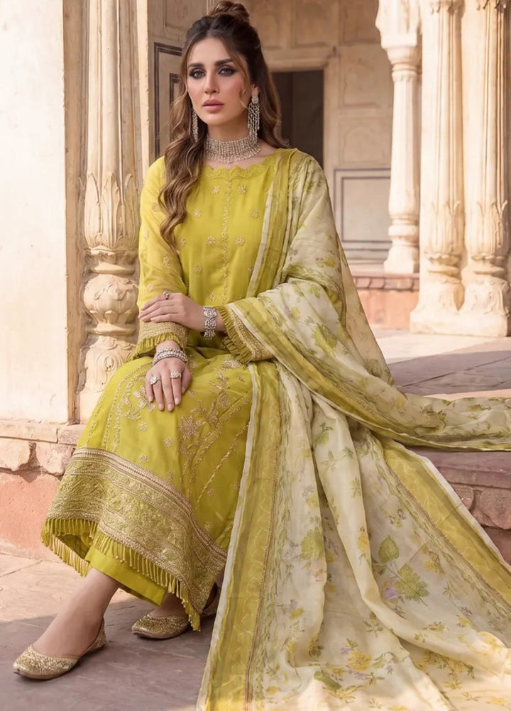Salitex Women Unstitched Embroidered Net 3 Piece Suit SUNS8JI520 Festive Collection