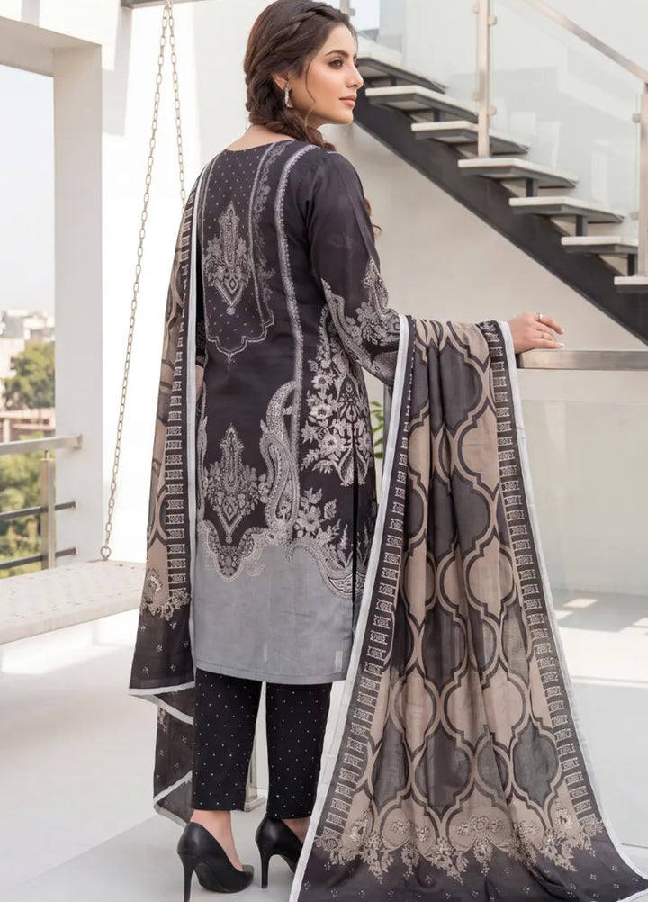 Salitex Unstitched Printed Lawn 3 Piece Suit SUNS8IN1150 Casual Collection