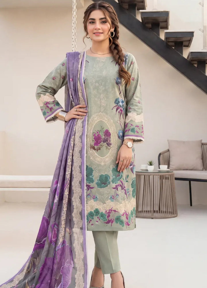 Salitex Unstitched Printed Lawn 3 Piece Suit SUNS8IN1153 Casual Collection