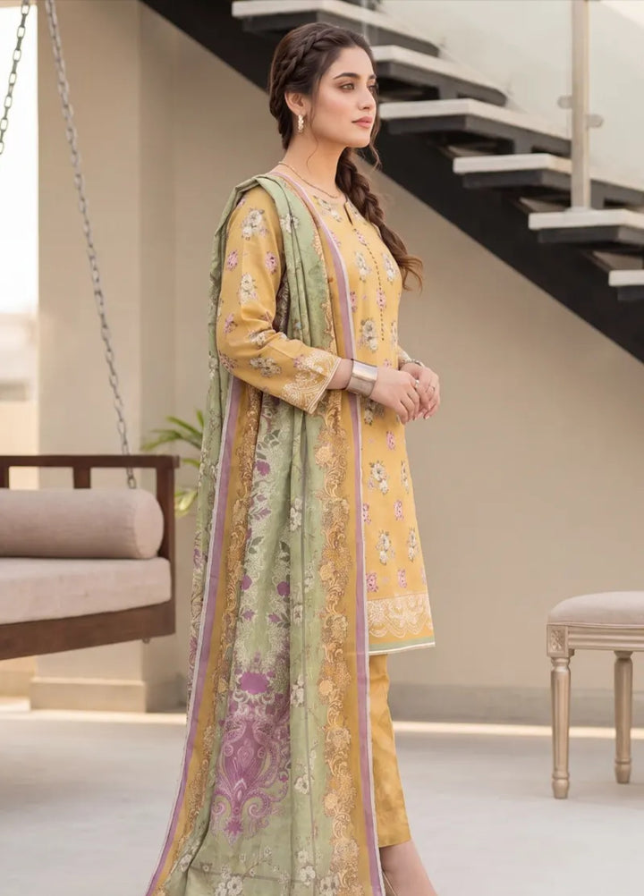 Salitex Unstitched Printed Lawn 3 Piece Suit SUNS8IN1152 Casual Collection