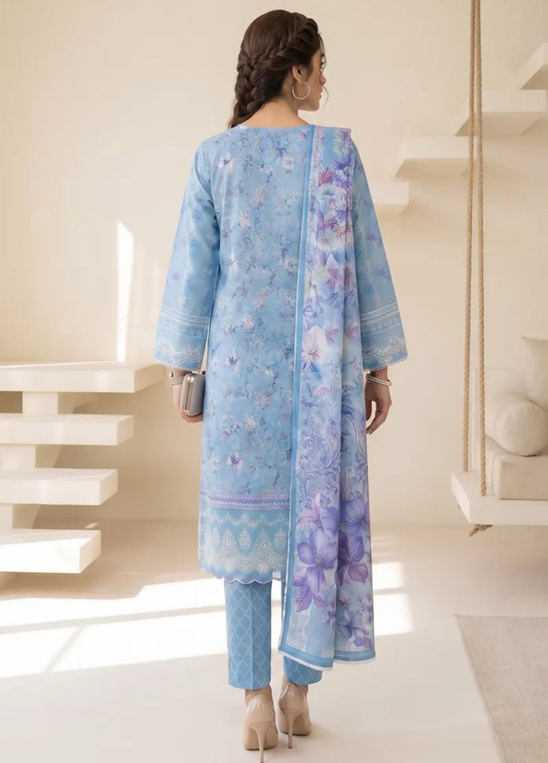 Salitex Unstitched Printed Lawn 3 Piece Suit SUNS8IN1149 Casual Collection