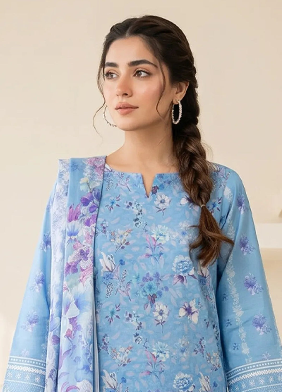 Salitex Unstitched Printed Lawn 3 Piece Suit SUNS8IN1149 Casual Collection