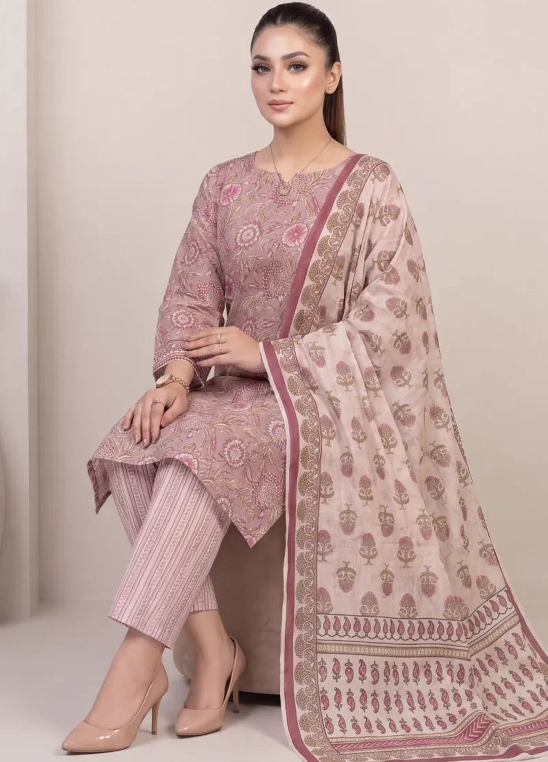 Salitex Unstitched Printed Lawn 3 Piece Suit SUNS8IN1164 Casual Collection