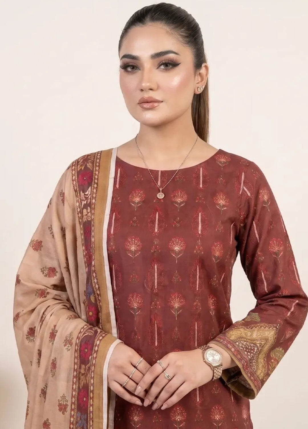 Salitex Unstitched Printed Lawn 3 Piece Suit SUNS8IN1156 Casual Collection