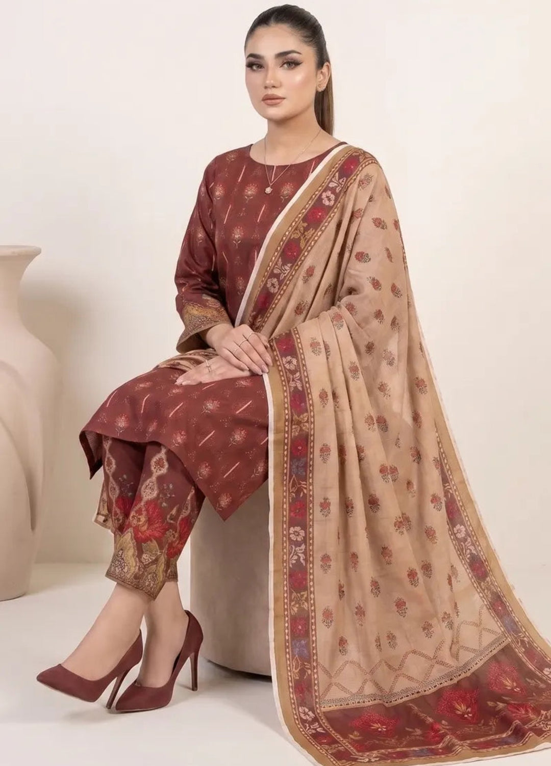 Salitex Unstitched Printed Lawn 3 Piece Suit SUNS8IN1156 Casual Collection