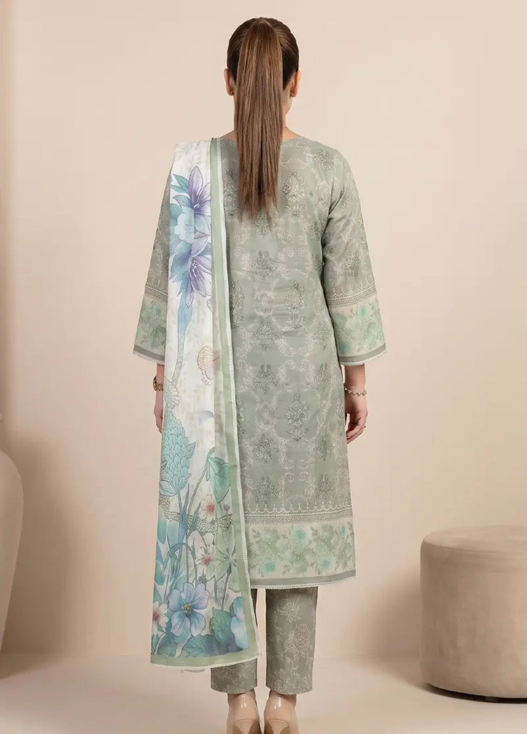 Salitex Unstitched Printed Lawn 3 Piece Suit SUNS8IN1162 Casual Collection