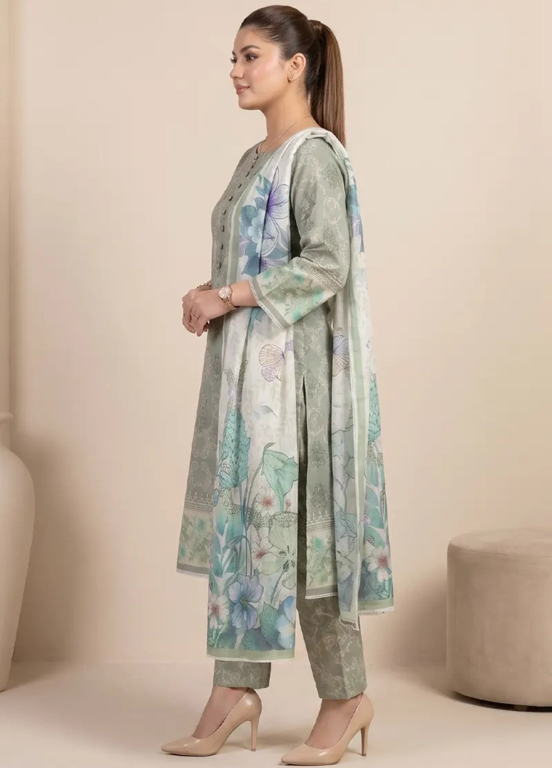 Salitex Unstitched Printed Lawn 3 Piece Suit SUNS8IN1162 Casual Collection