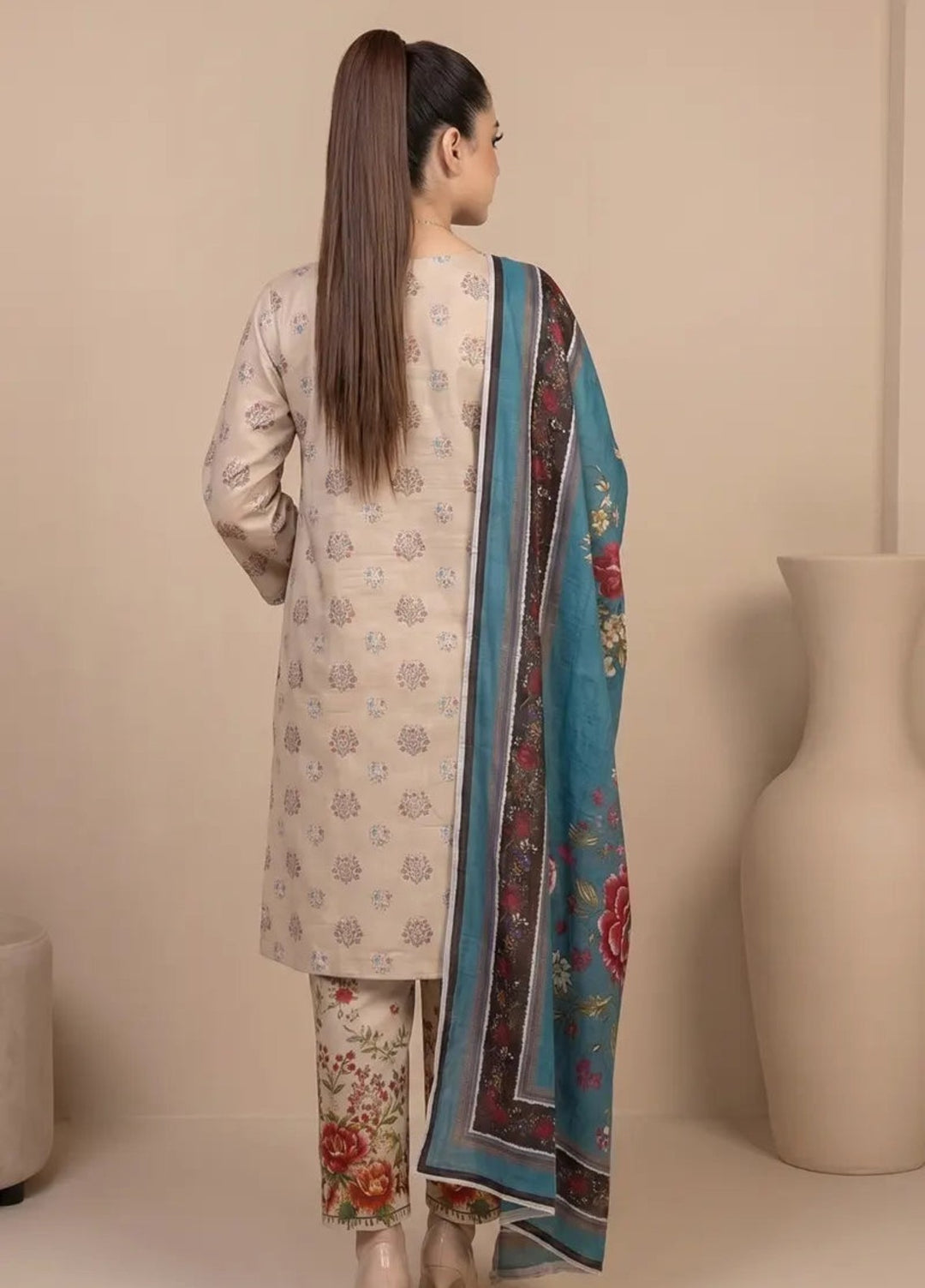 Salitex Unstitched Printed Lawn 3 Piece Suit SUNS8IN1158 Casual Collection