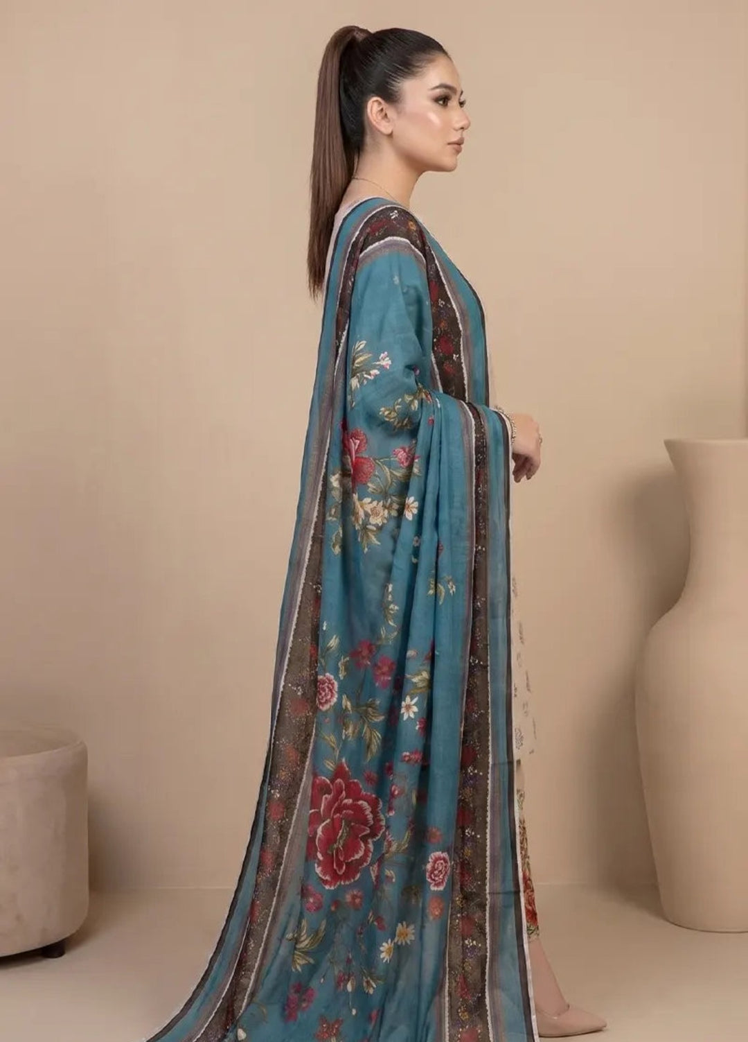 Salitex Unstitched Printed Lawn 3 Piece Suit SUNS8IN1158 Casual Collection