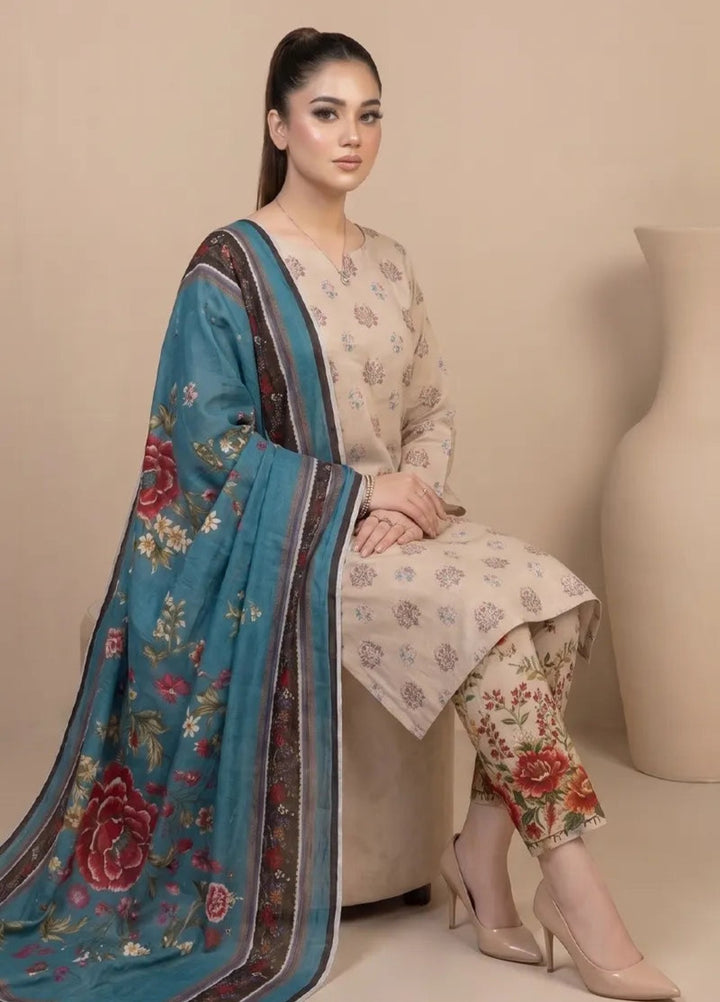 Salitex Unstitched Printed Lawn 3 Piece Suit SUNS8IN1158 Casual Collection