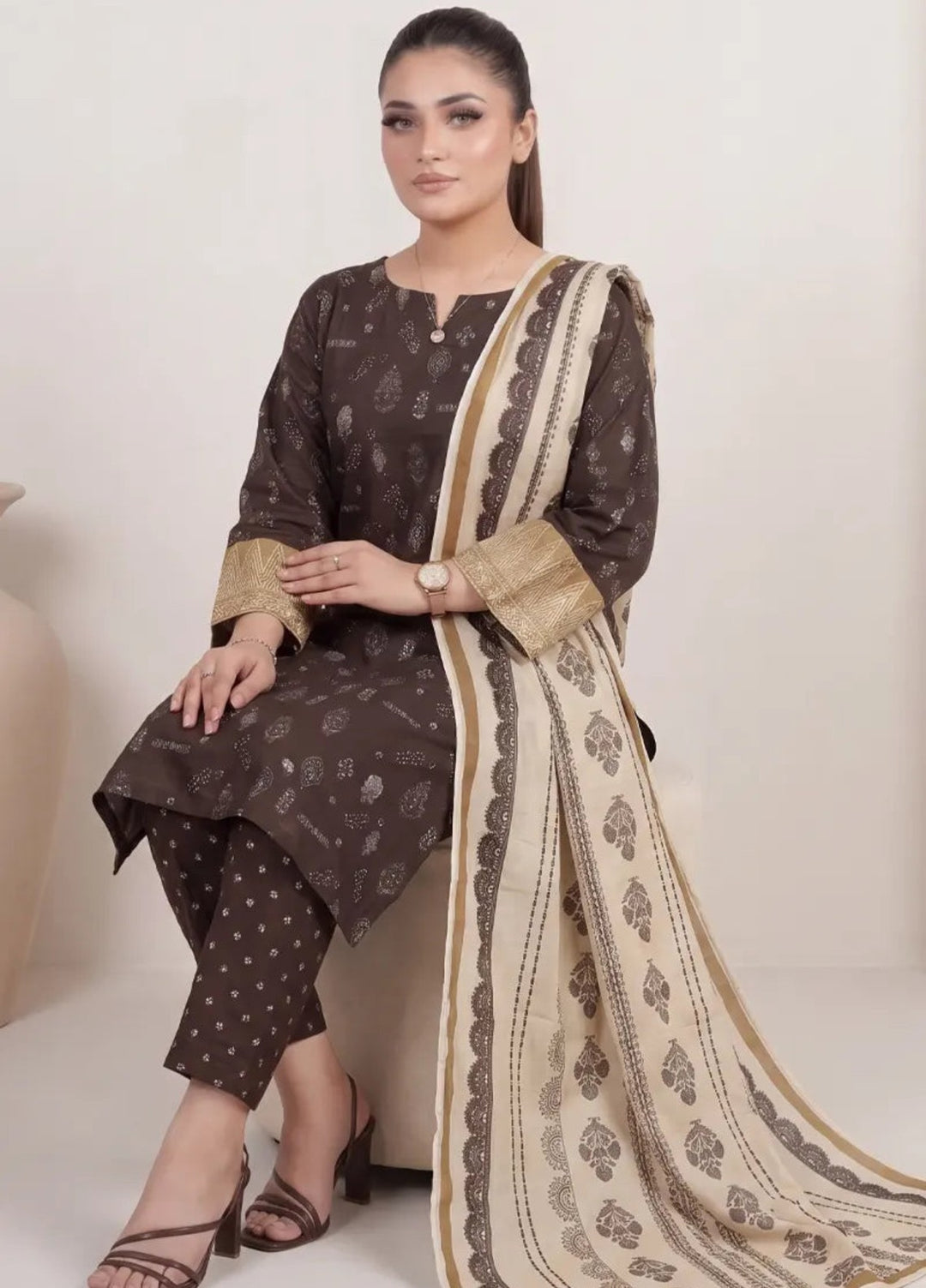 Salitex Unstitched Printed Lawn 3 Piece Suit SUNS8IN1160 Casual Collection