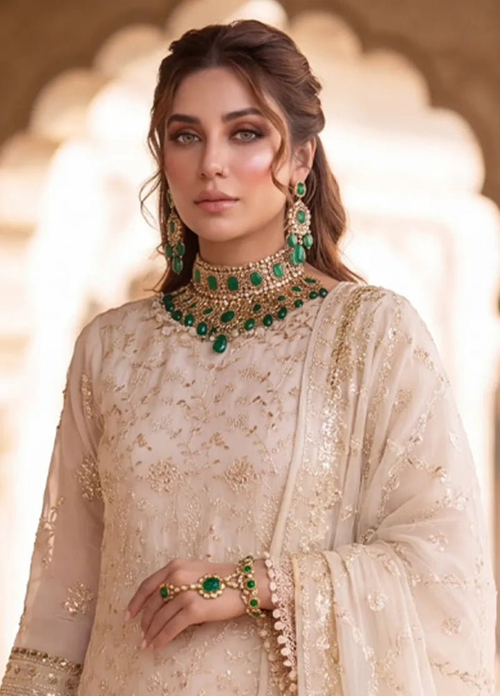 Salitex Women Unstitched Embroidered Cotton Net 3 Piece Suit SUNS8JI503 Festive Collection