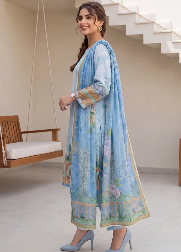 Salitex Unstitched Printed Lawn 3 Piece Suit SUNS8IN1147 Casual Collection