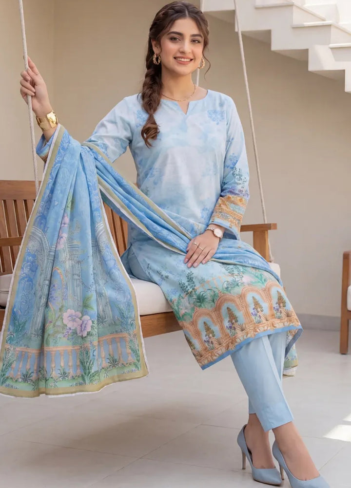 Salitex Unstitched Printed Lawn 3 Piece Suit SUNS8IN1147 Casual Collection