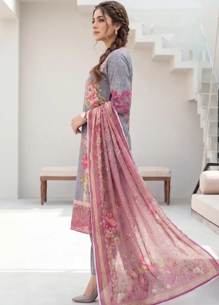 Salitex Unstitched Printed Lawn 3 Piece Suit SUNS8IN1148 Casual Collection