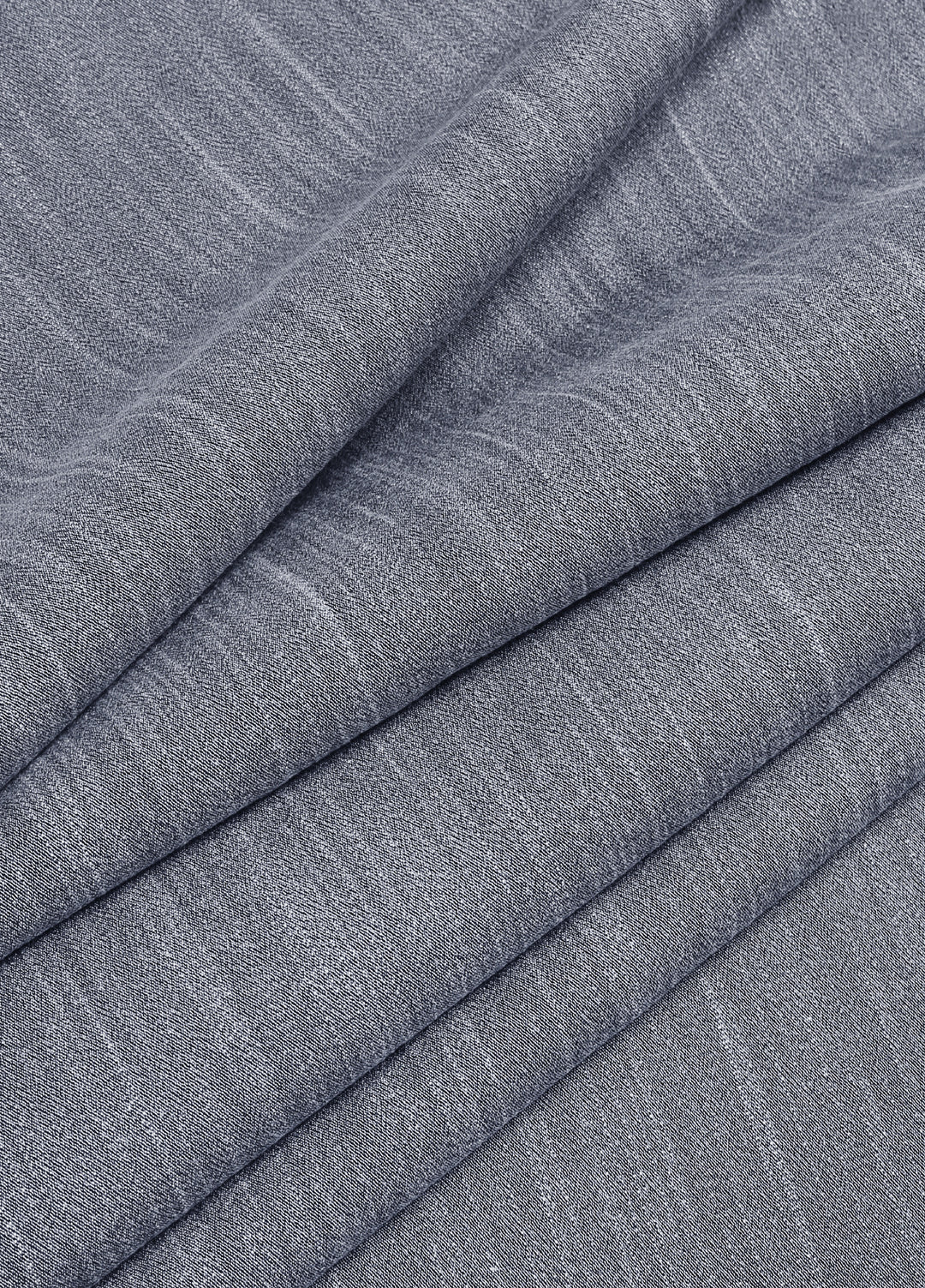 Fabrich Mens Unstitched Textured Blended Cotton 2 Piece Suit Silver Casual Collection