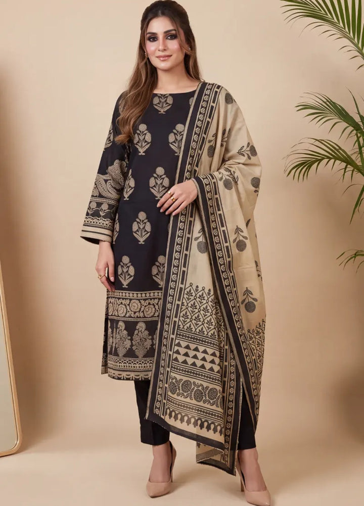 Salitex Unstitched Printed Jacquard 3 Piece Suit WP7L3PBC515 Casual Collection