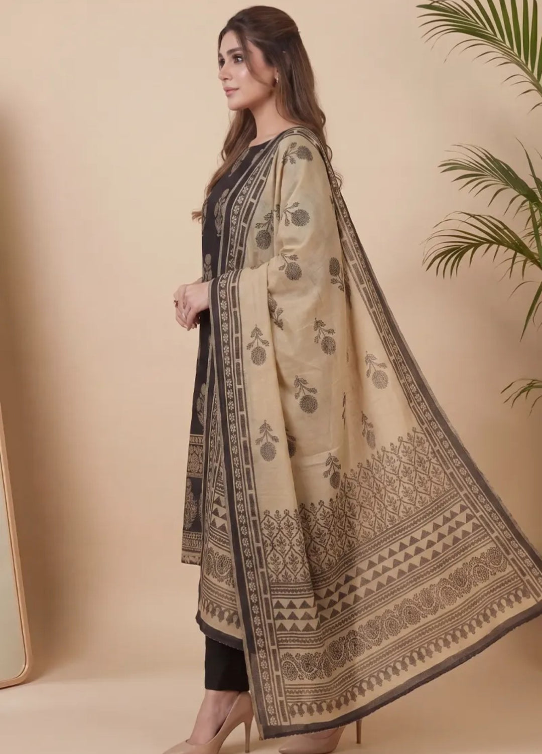 Salitex Unstitched Printed Jacquard 3 Piece Suit WP7L3PBC515 Casual Collection