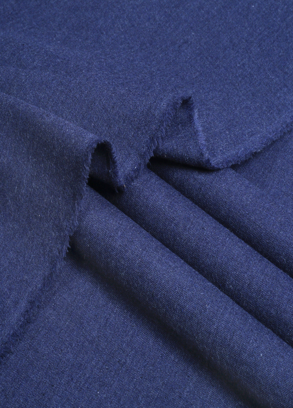 Fabrich Mens Unstitched Solids Wool 2 Piece Suit Navy Casual Collection