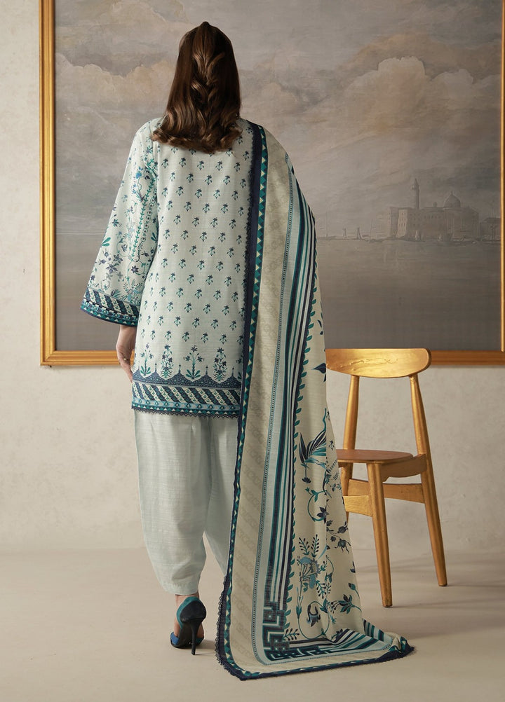 Sahar Unstitched Printed Khaddar 3 Piece Suit Fernel Winter Collection