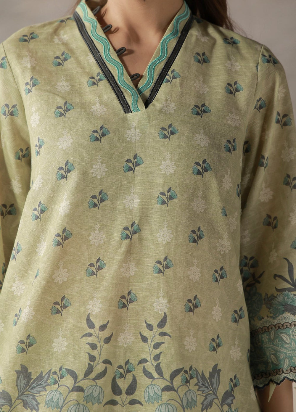 Sahar Unstitched Printed Khaddar 3 Piece Suit Eirwen Winter Collection