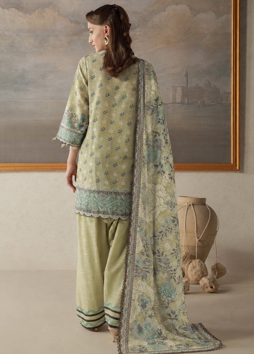 Sahar Unstitched Printed Khaddar 3 Piece Suit Eirwen Winter Collection