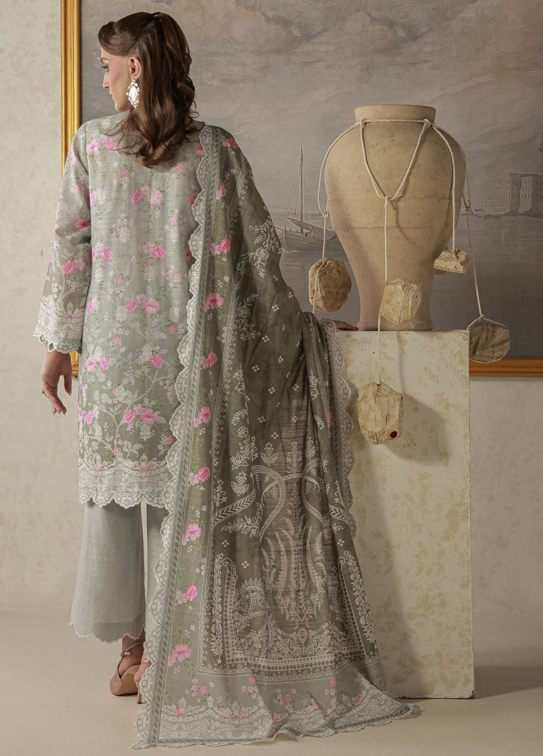 Sahar Unstitched Printed Khaddar 3 Piece Suit Mauvelle Winter Collection