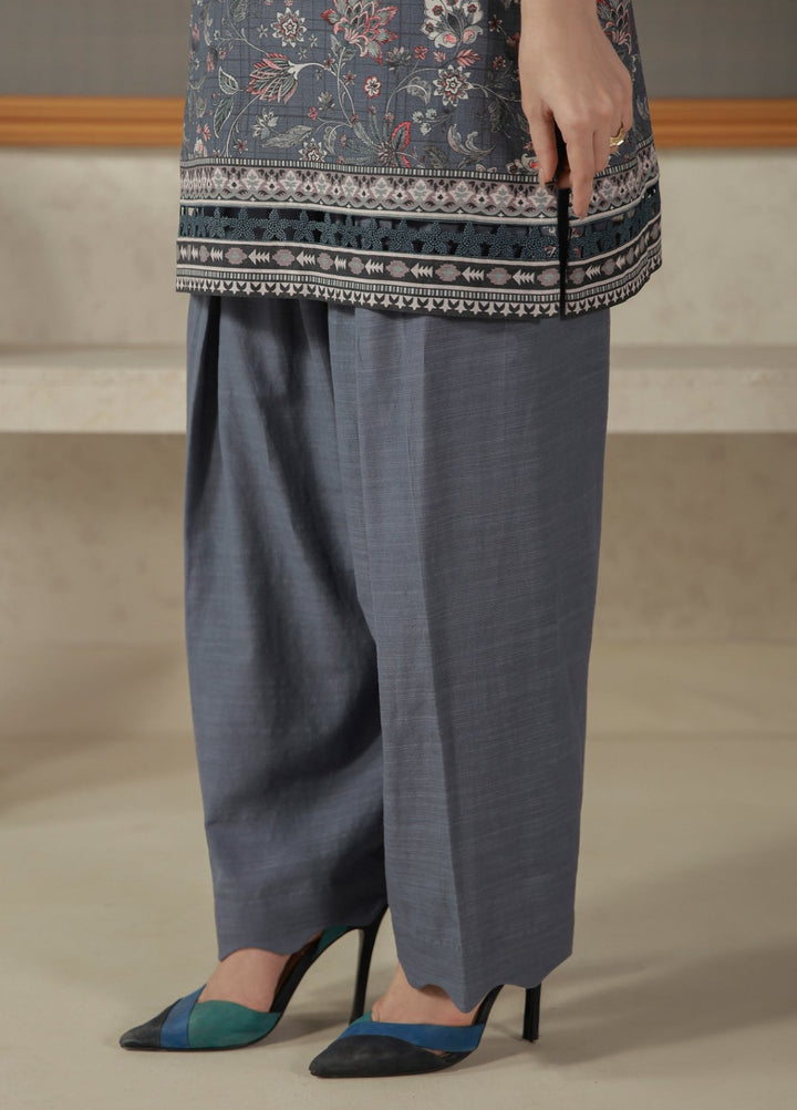 Sahar Unstitched Printed Khaddar 3 Piece Suit Fallowe Winter Collection