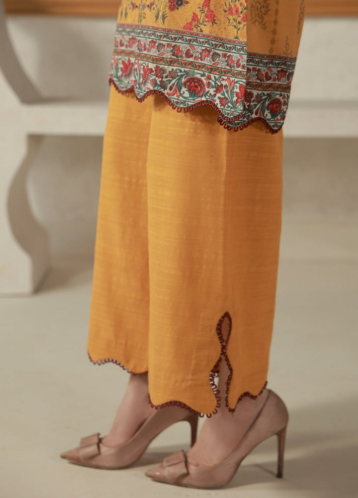 Sahar Unstitched Printed Khaddar 3 Piece Suit Russetta Winter Collection