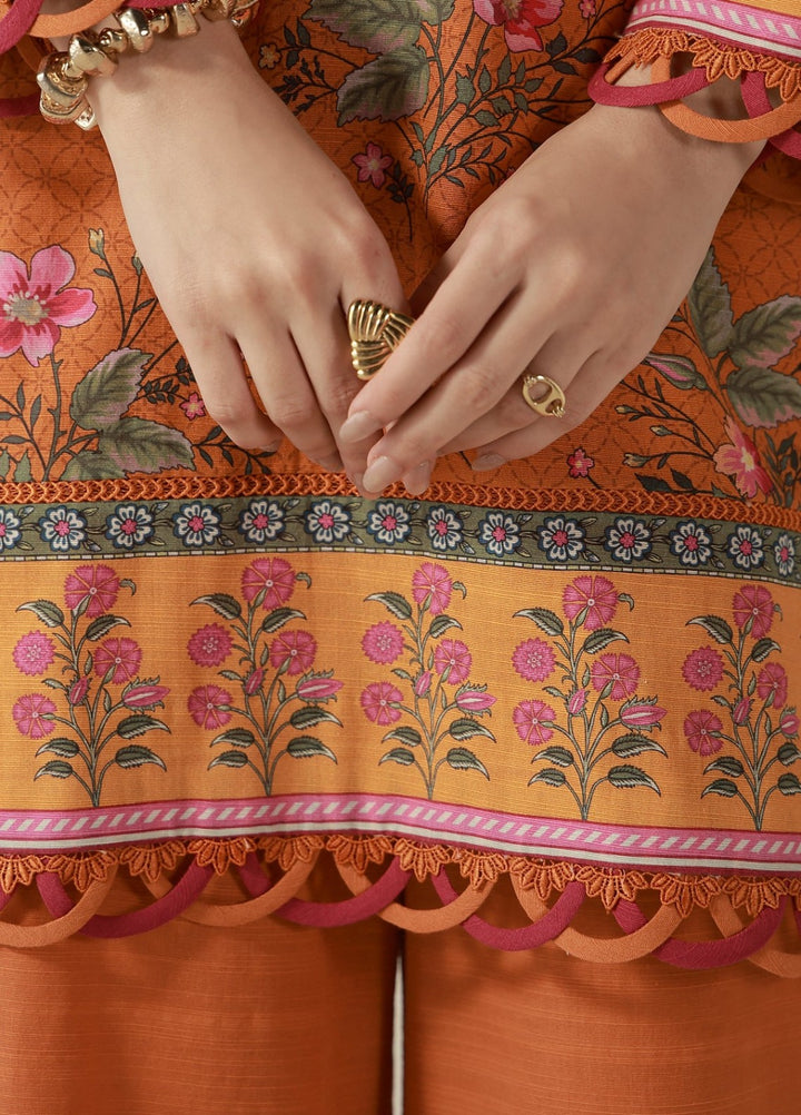 Sahar Unstitched Printed Khaddar 3 Piece Suit Aubrelle Winter Collection