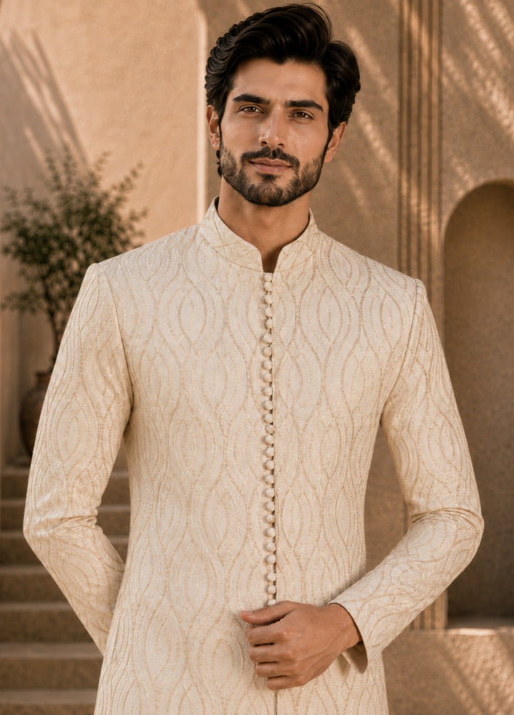 TGM Mens RTW Chikankari Chikankari Kurta Pajama Suit Royan Pearl Festive Collection