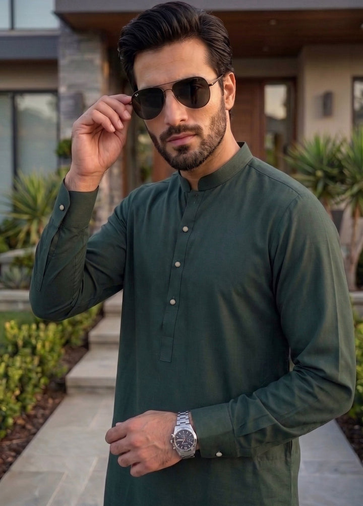 TGM Mens RTW Textured Blended Cotton 3 Piece Suit Sterling Meadow Festive Collection
