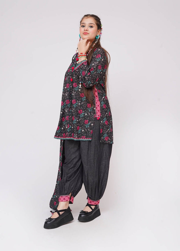 Winter Fall by Senorita Girls RTW Printed Karandi 3 Piece Suit GAD-03636 Casual Collection