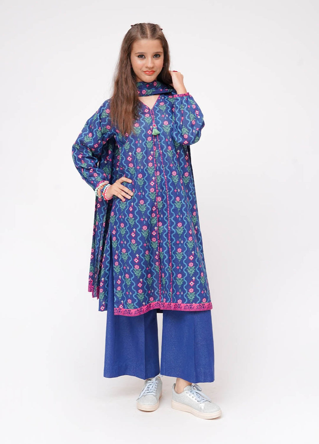 Winter Fall by Senorita Girls RTW Printed Karandi 3 Piece Suit GAD-03634 Casual Collection