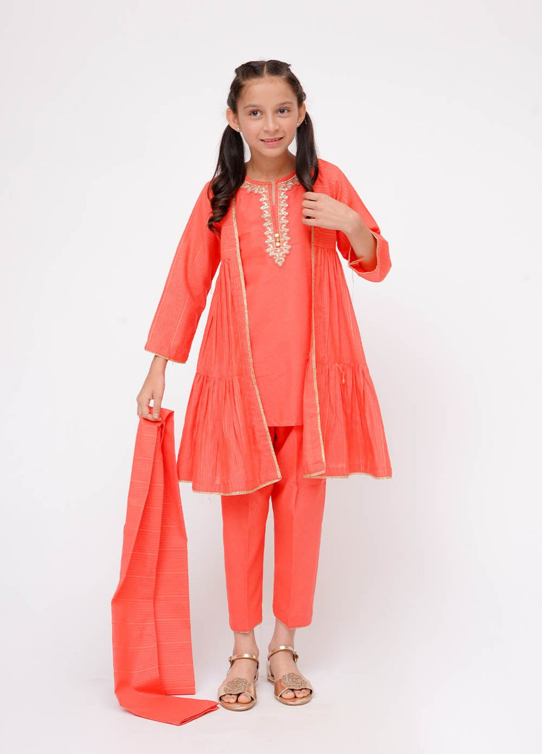 Winter Fall by Senorita Kids RTW Printed Jacquard 2 Piece Suit KAC-03669 Casual Collection
