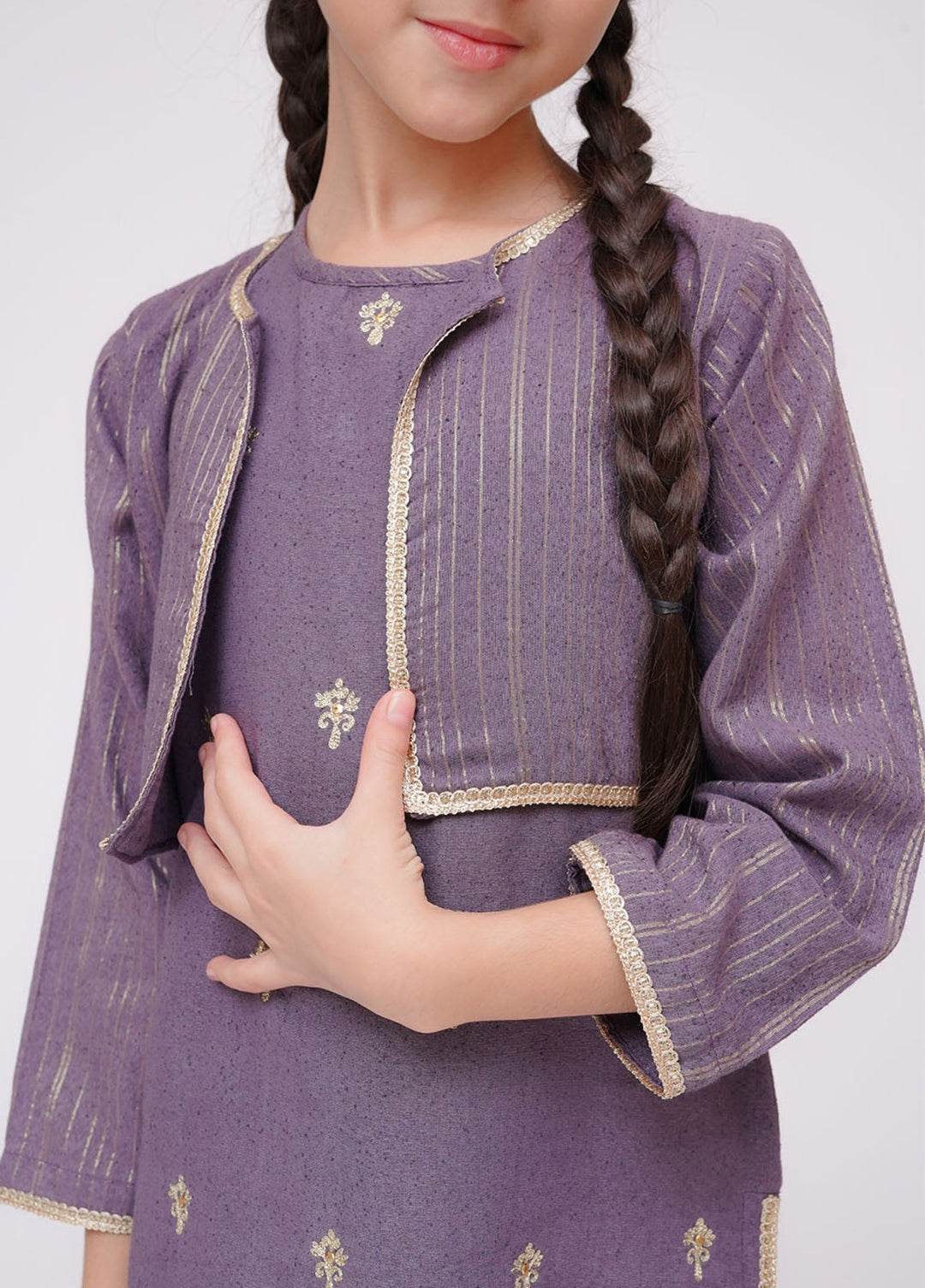 Winter Fall by Senorita Kids RTW Printed Karandi 3 Piece Suit KAD-03659 Casual Collection