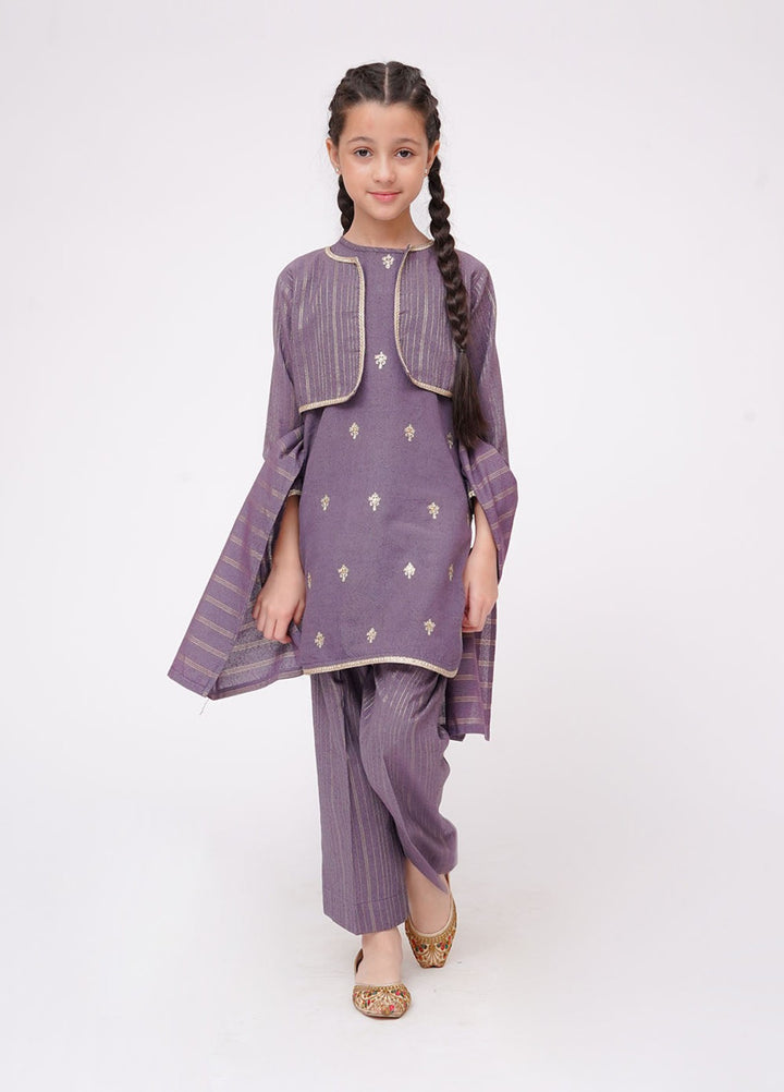 Winter Fall by Senorita Kids RTW Printed Karandi 3 Piece Suit KAD-03659 Casual Collection
