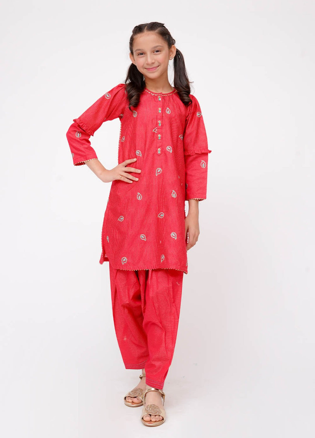 Winter Fall by Senorita Kids RTW Printed Mesuri 3 Piece Suit KAD-03608 Casual Collection