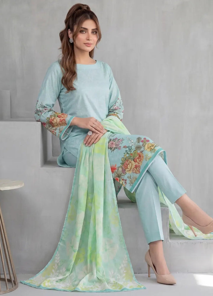 Salitex Unstitched Printed Cambric 3 Piece Suit SUNS8HA1006 Casual Collection