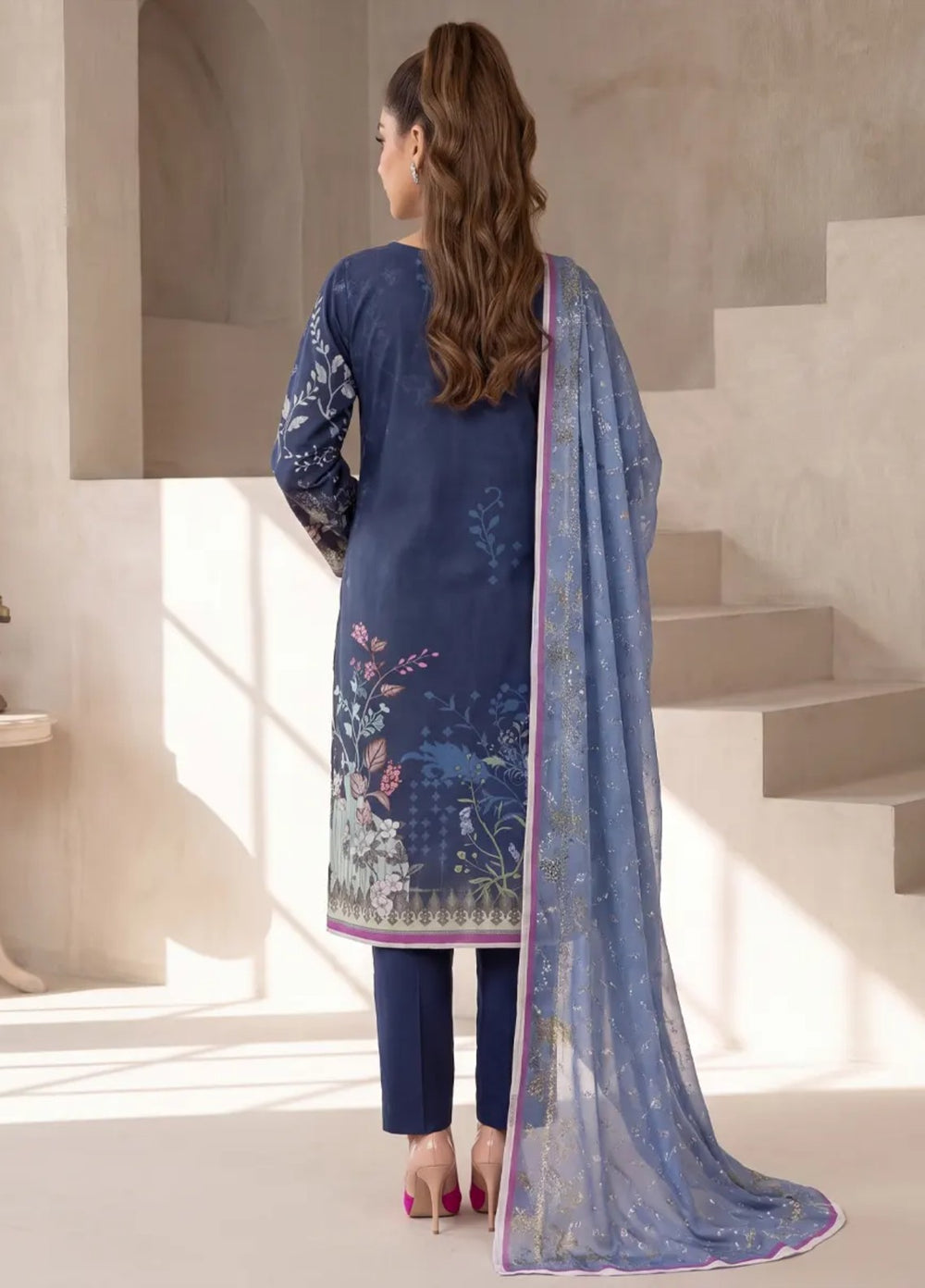 Salitex Unstitched Printed Cambric 3 Piece Suit SUNS8HA1007 Casual Collection