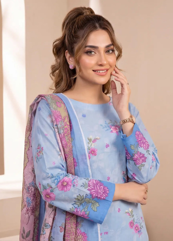 Salitex Unstitched Printed Cambric 3 Piece Suit SUNS8HA1008 Casual Collection