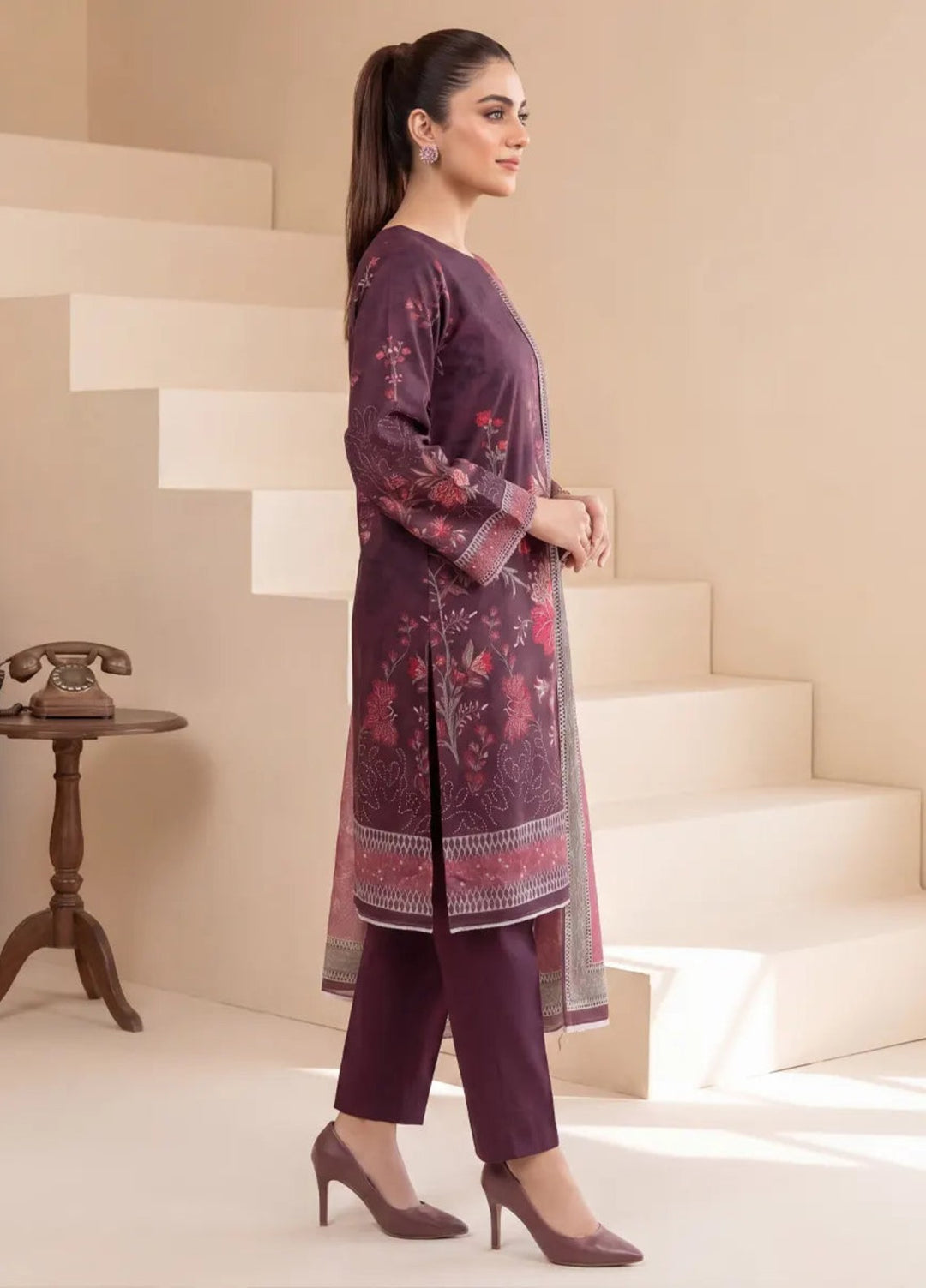 Salitex Unstitched Printed Cambric 3 Piece Suit SUNS8HA1002 Casual Collection