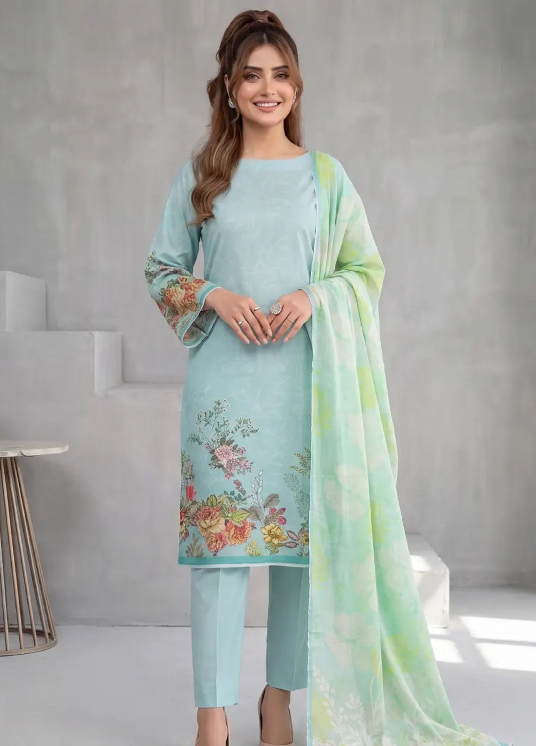 Salitex Unstitched Printed Cambric 3 Piece Suit SUNS8HA1006 Casual Collection
