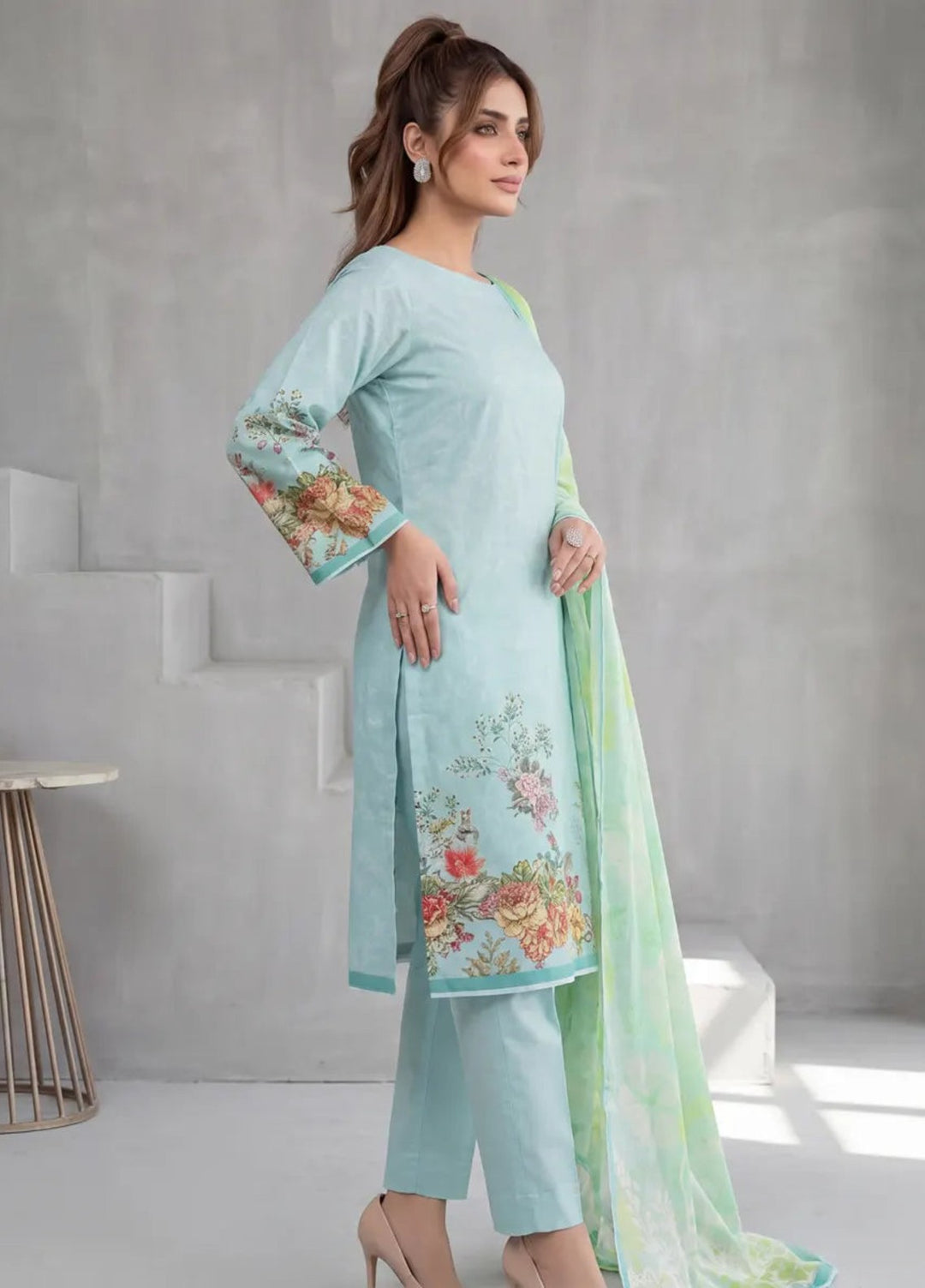 Salitex Unstitched Printed Cambric 3 Piece Suit SUNS8HA1006 Casual Collection