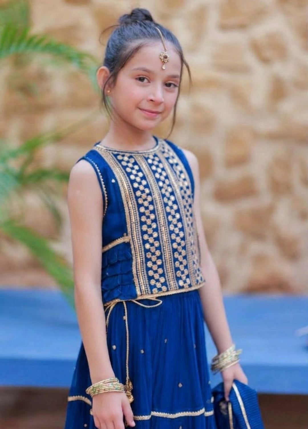 Senorita Girls RTW Embroidered Viscose 3 Piece Suit KDD-03620 Winter Collection