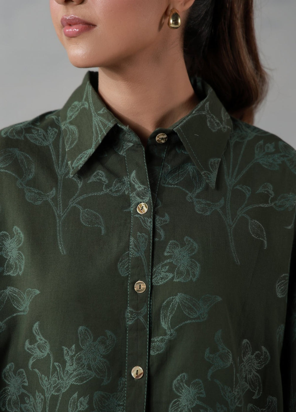 Sahar Women RTW Embroidered Jacquard 2 Piece Suit Emerald Breeze Casual Collection